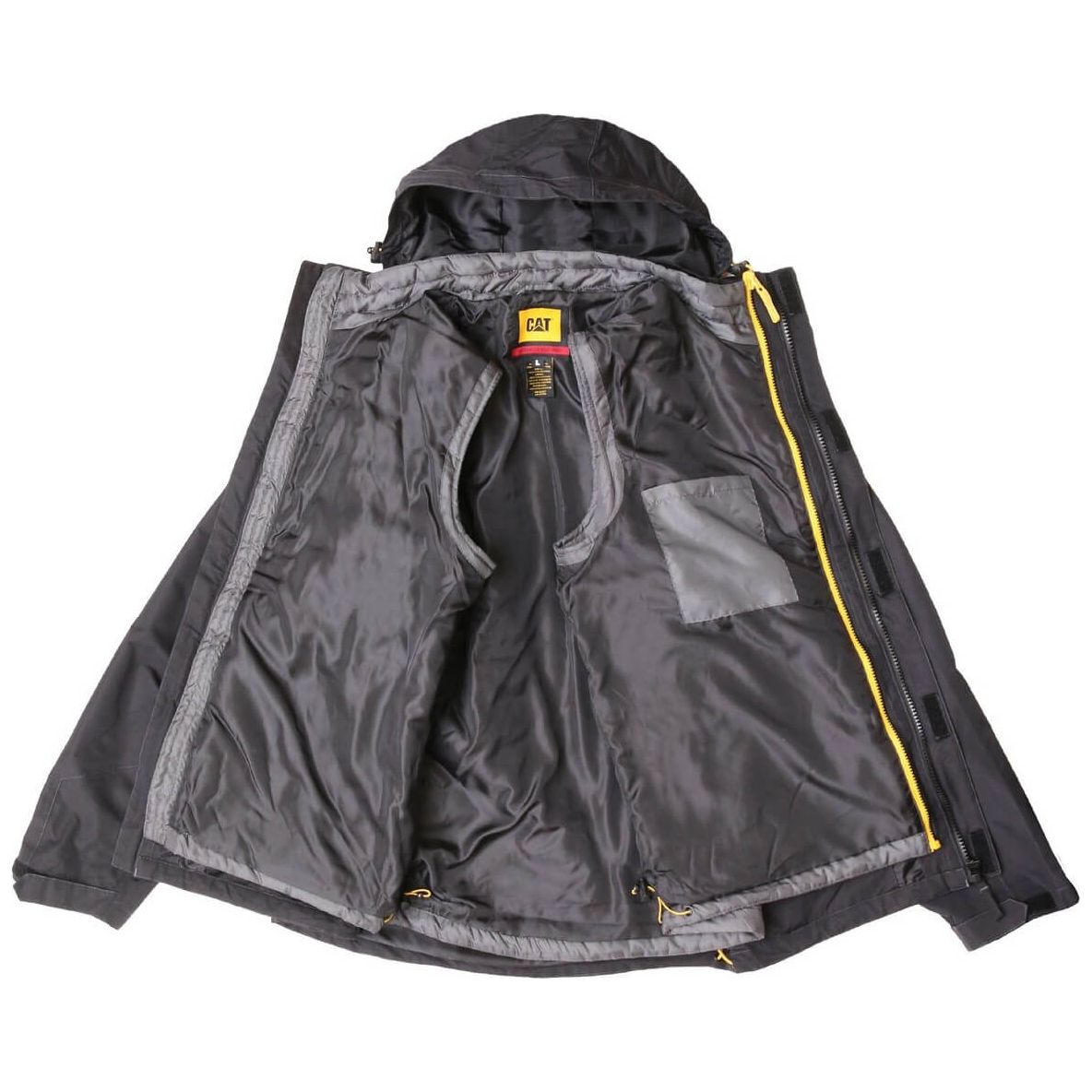 Caterpillar Summit Waterproof Breathable Jacket-Black-4
