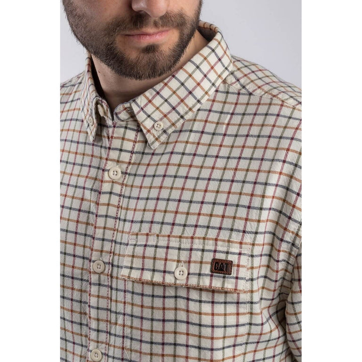 Caterpillar Tattersall Button-Down Shirt-Multicoloured-5