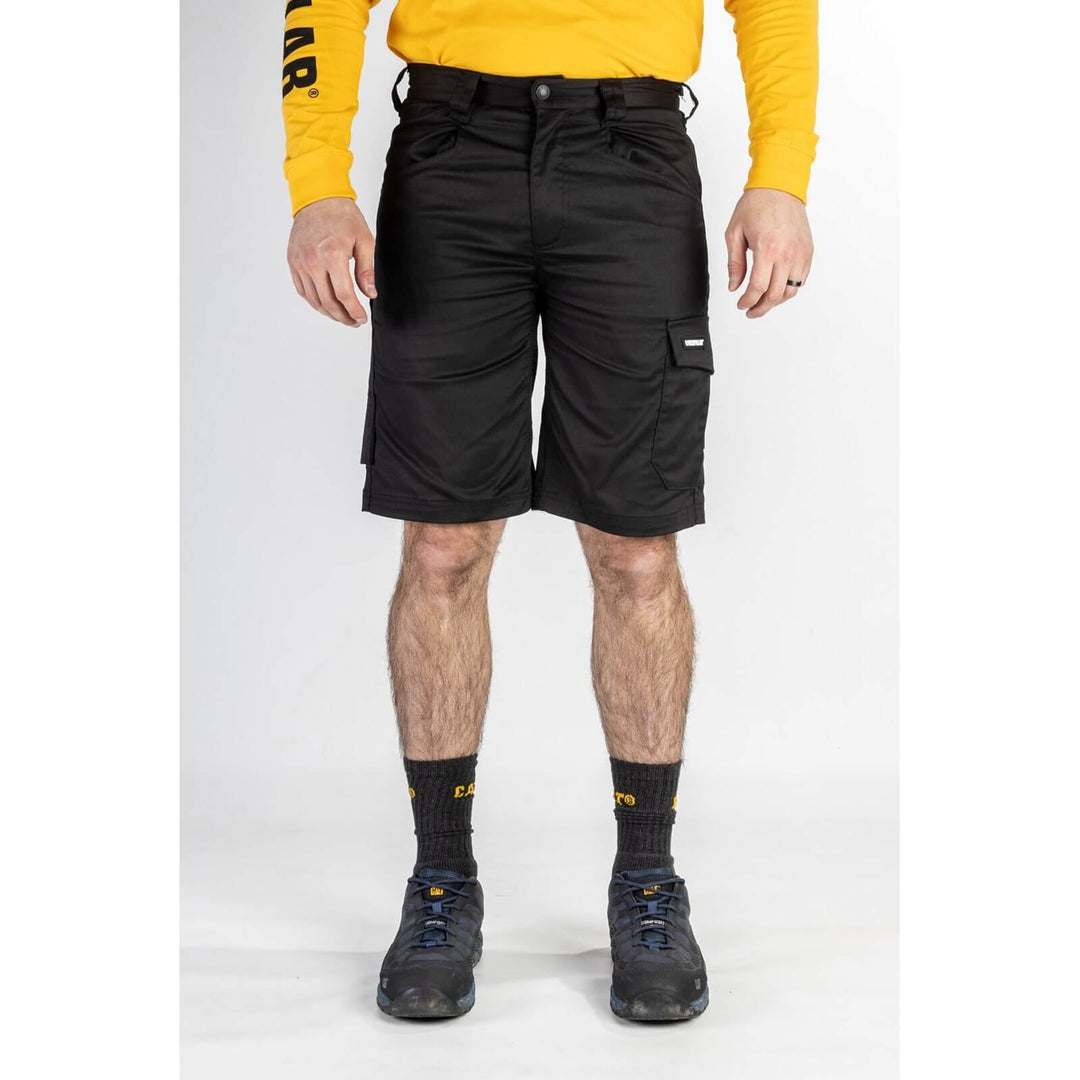 Caterpillar Tracker Shorts Black 1#colour_black