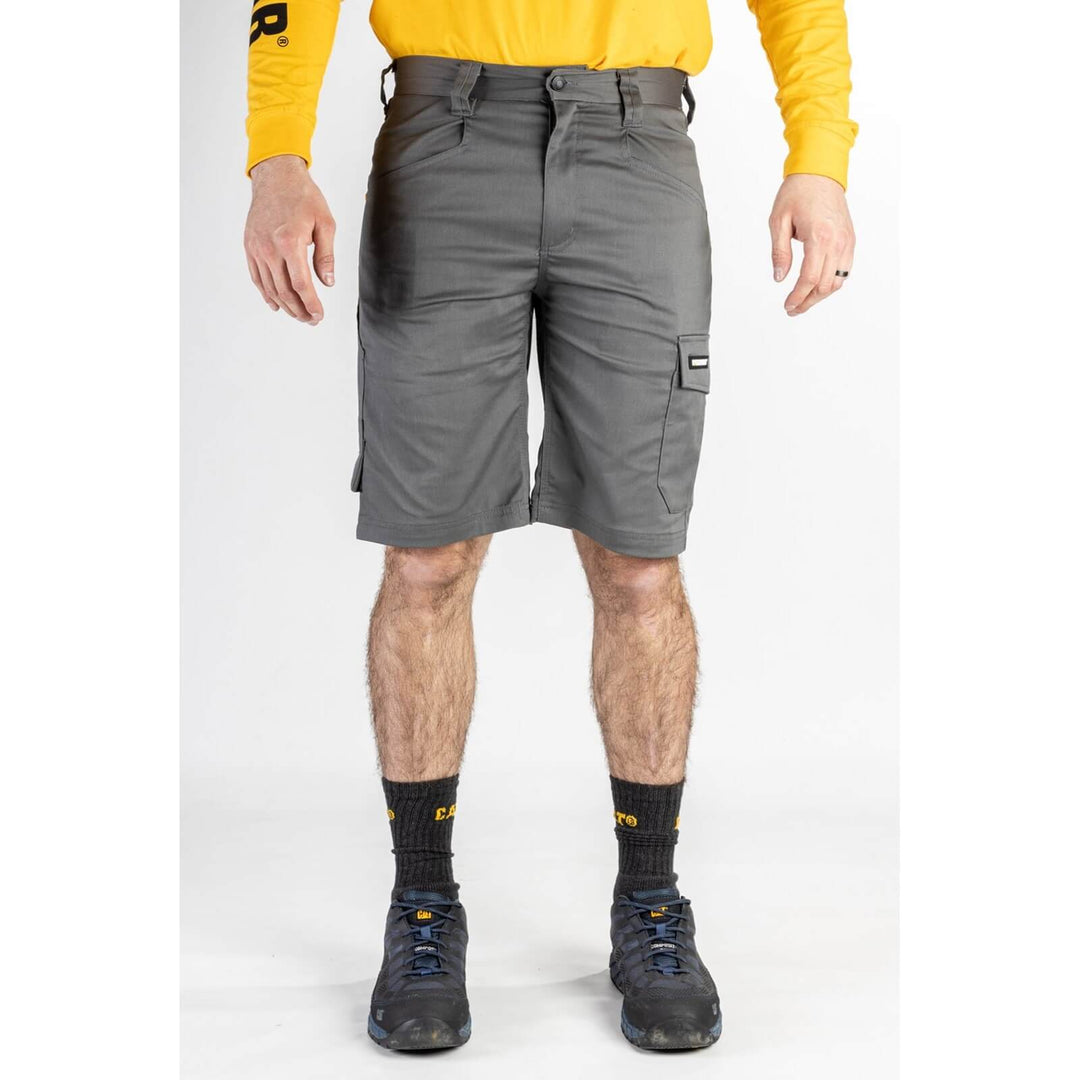 Caterpillar Tracker Shorts Dark Shadow 1#colour_dark-shadow-black