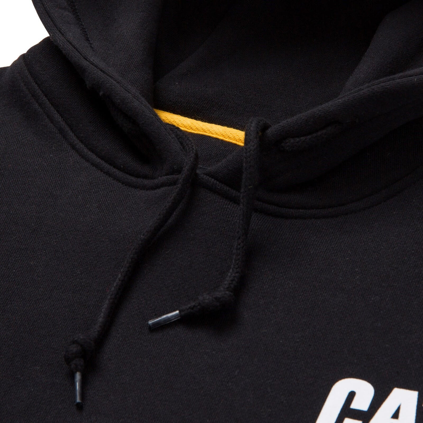 Caterpillar Trademark Banner Hooded Sweatshirt Black 3#colour_black