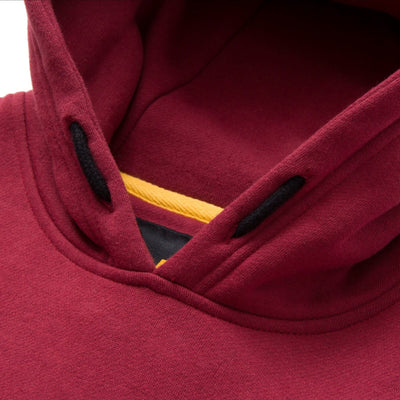 Caterpillar Trademark Banner Hooded Sweatshirt Brick 4#colour_brick-red
