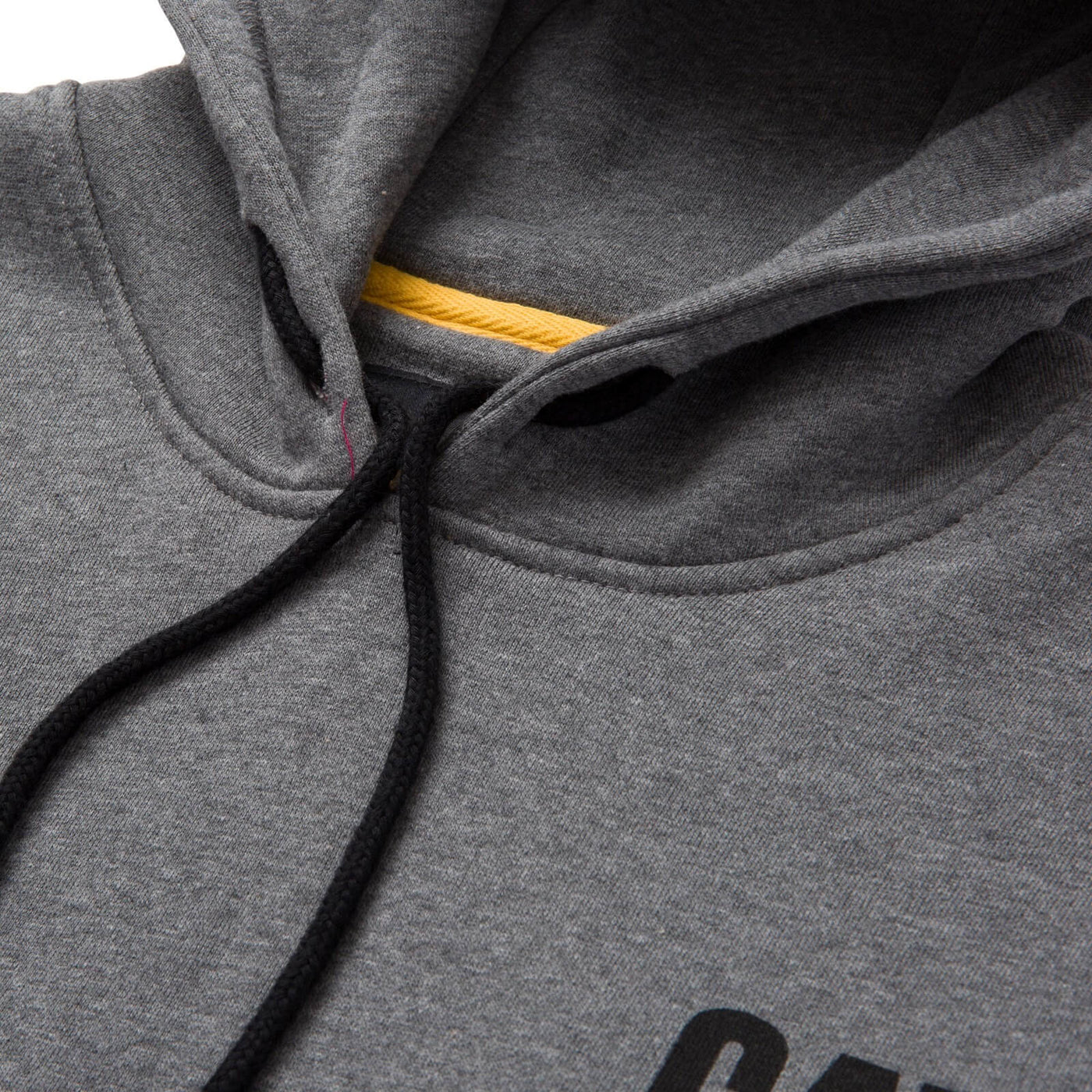 Caterpillar Trademark Banner Hooded Sweatshirt Dark Grey 3#colour_dark-grey
