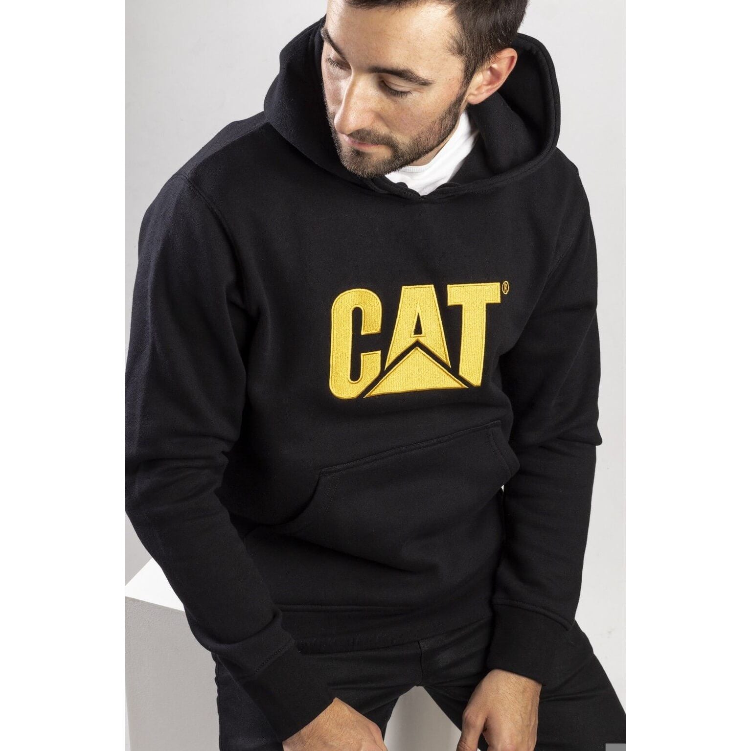 Caterpillar Trademark Logo Sweater-Black-5