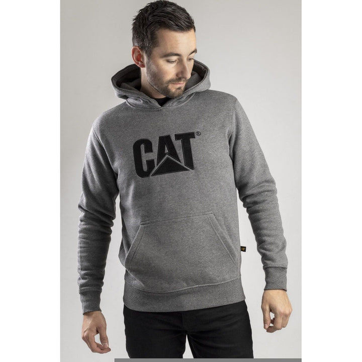 Caterpillar Trademark Logo Sweater-Heather Grey-2