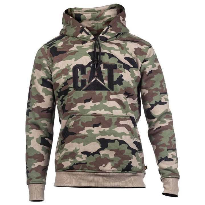 Caterpillar Trademark Logo Sweater-Woodland Camo-2