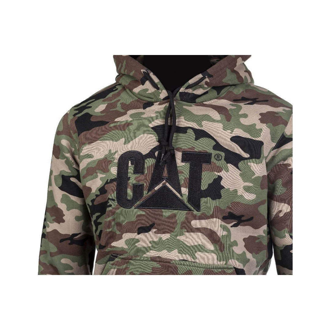 Caterpillar Trademark Logo Sweater-Woodland Camo-3