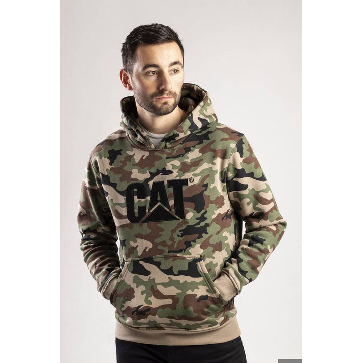 Caterpillar Trademark Logo Sweater-Woodland Camo-6