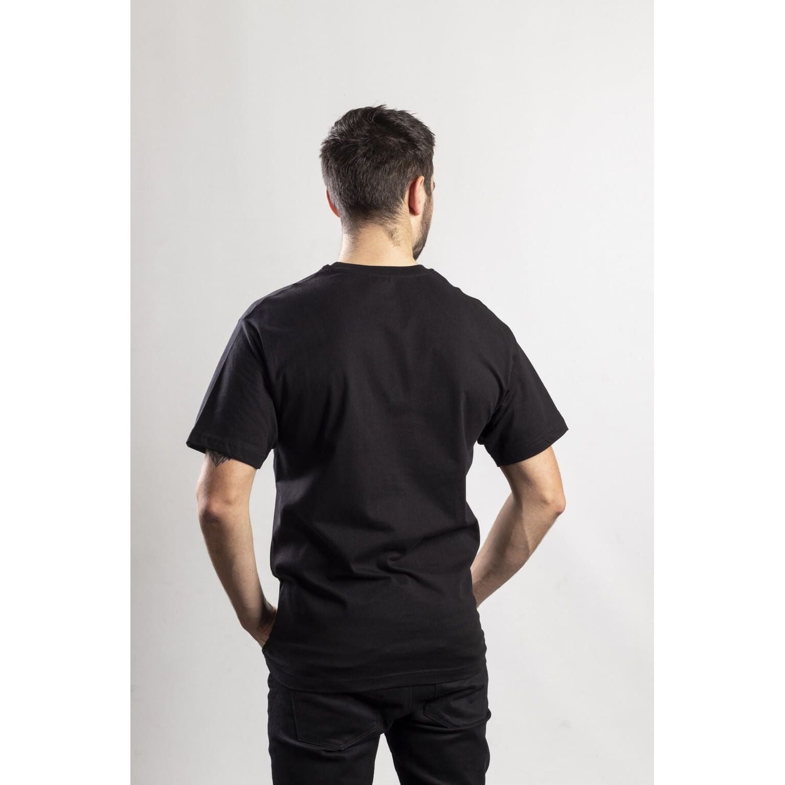 Caterpillar Trademark Logo T-Shirt-Black-3