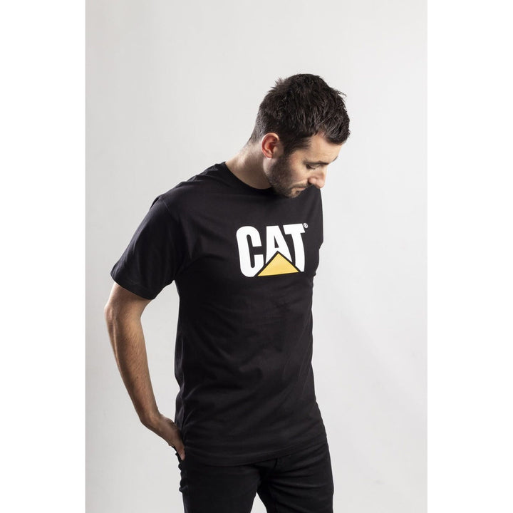 Caterpillar Trademark Logo T-Shirt-Black-4