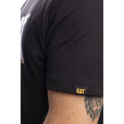 Caterpillar Trademark Logo T-Shirt-Black-5
