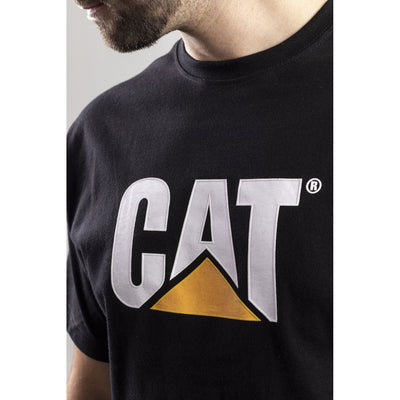 Caterpillar Trademark Logo T-Shirt-Black-6