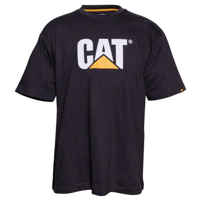 Caterpillar Trademark Logo T-Shirt-Black-Main