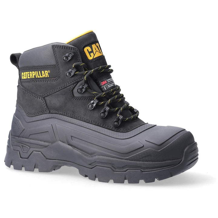 Caterpillar Typhoon SBH Boots Black 1#colour_black