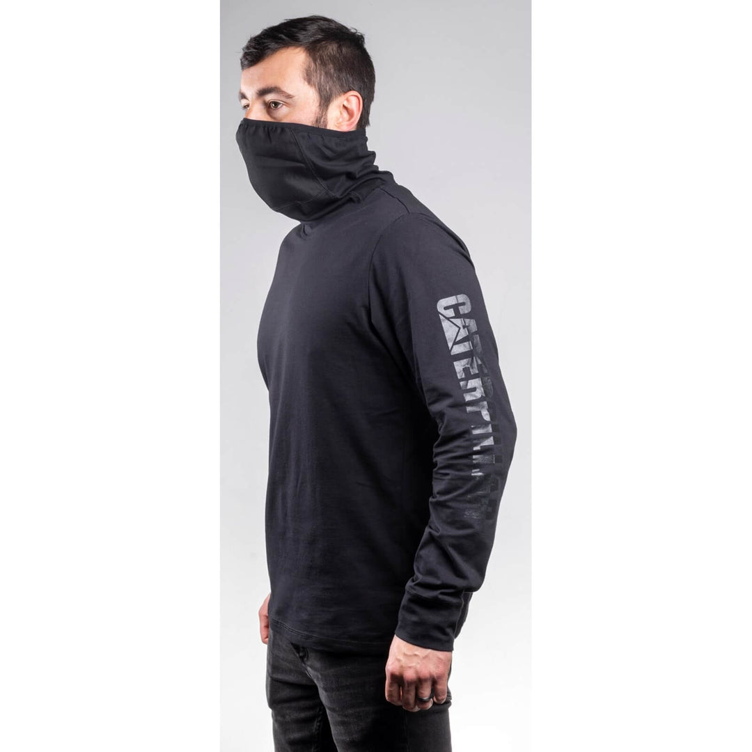 Caterpillar Viraloff Long Sleeve Gaiter T-Shirt Black 3#colour_black