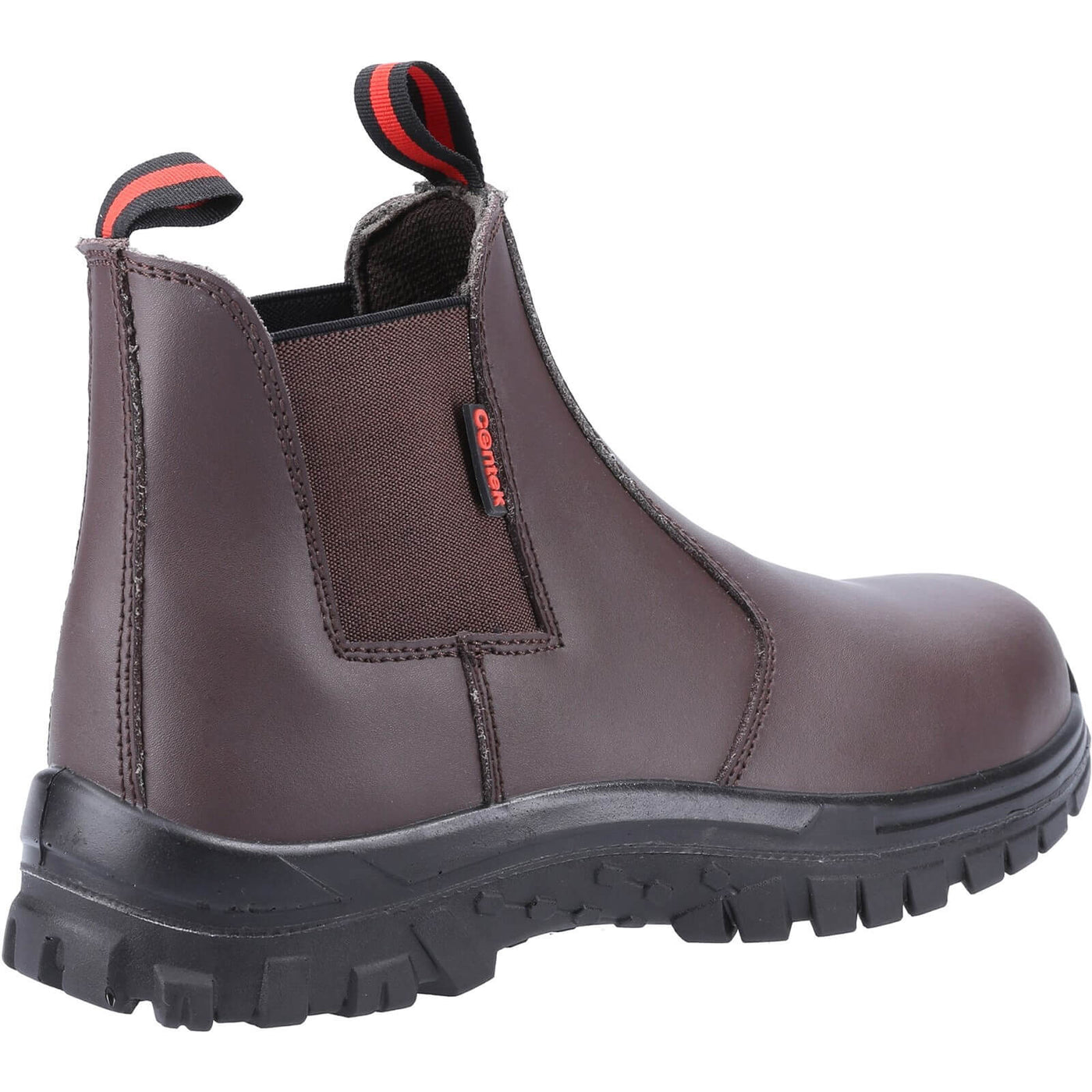 Centek FS319 S1 Dealer Boots Brown 2#colour_brown