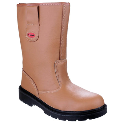 Centek FS334 Safety Rigger Boots Tan 1#colour_tan