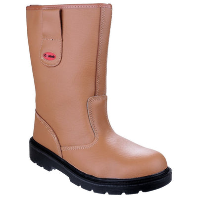 Centek FS334 Safety Rigger Boots-Tan-Main