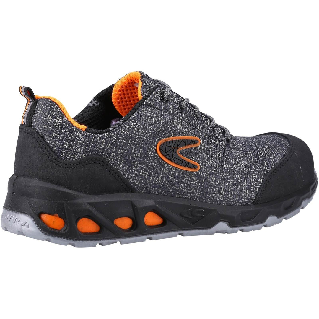 Cofra Reconverted Safety Trainers S1P SRC Grey/Orange 2#colour_grey-orange