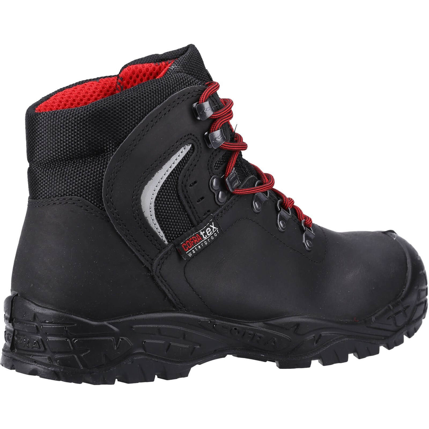 Cofra Summit Safety Boots S3 WR SRC Black/Red 2#colour_black-red