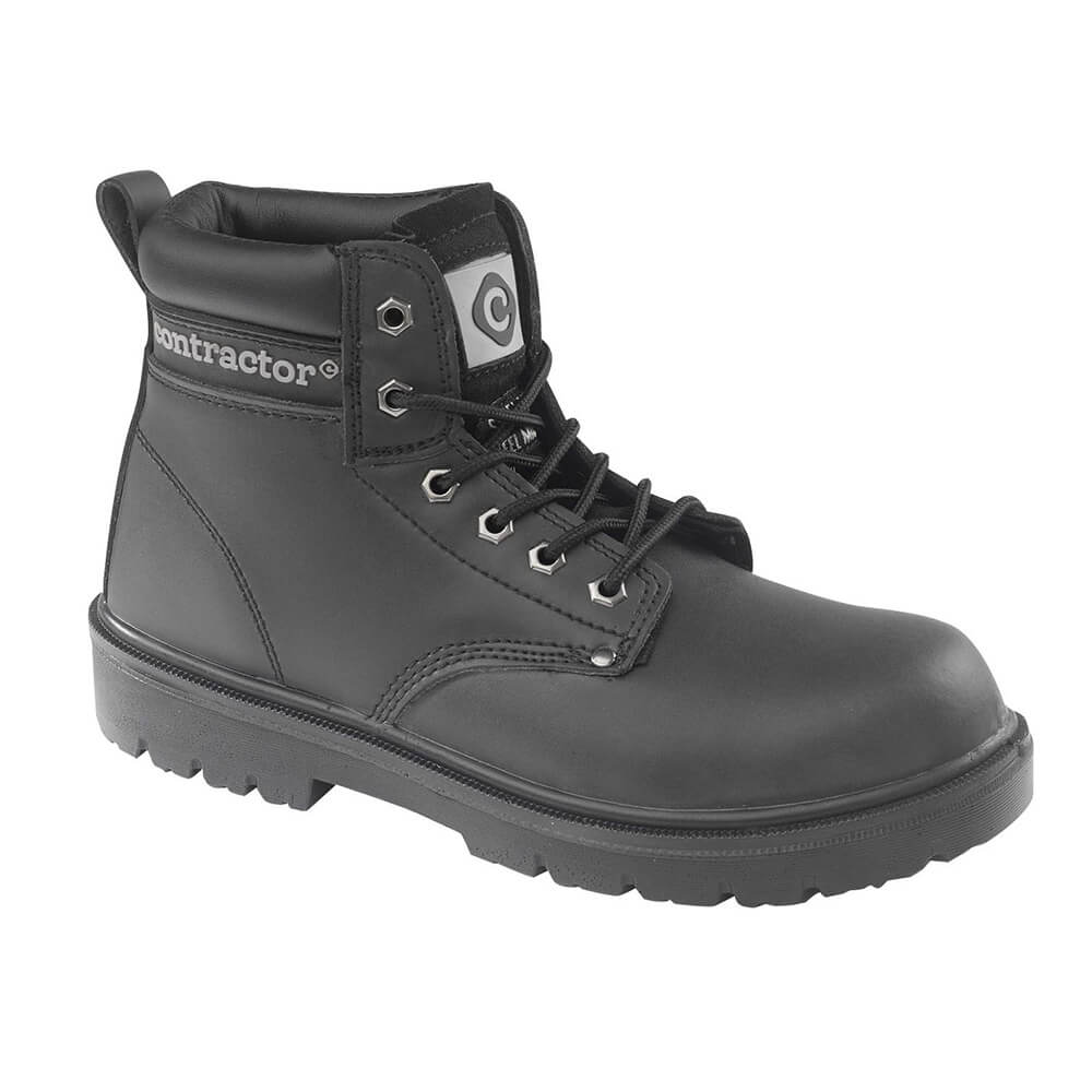 Contractor 802Sm Black Safety Boots Black Product Main#colour_black