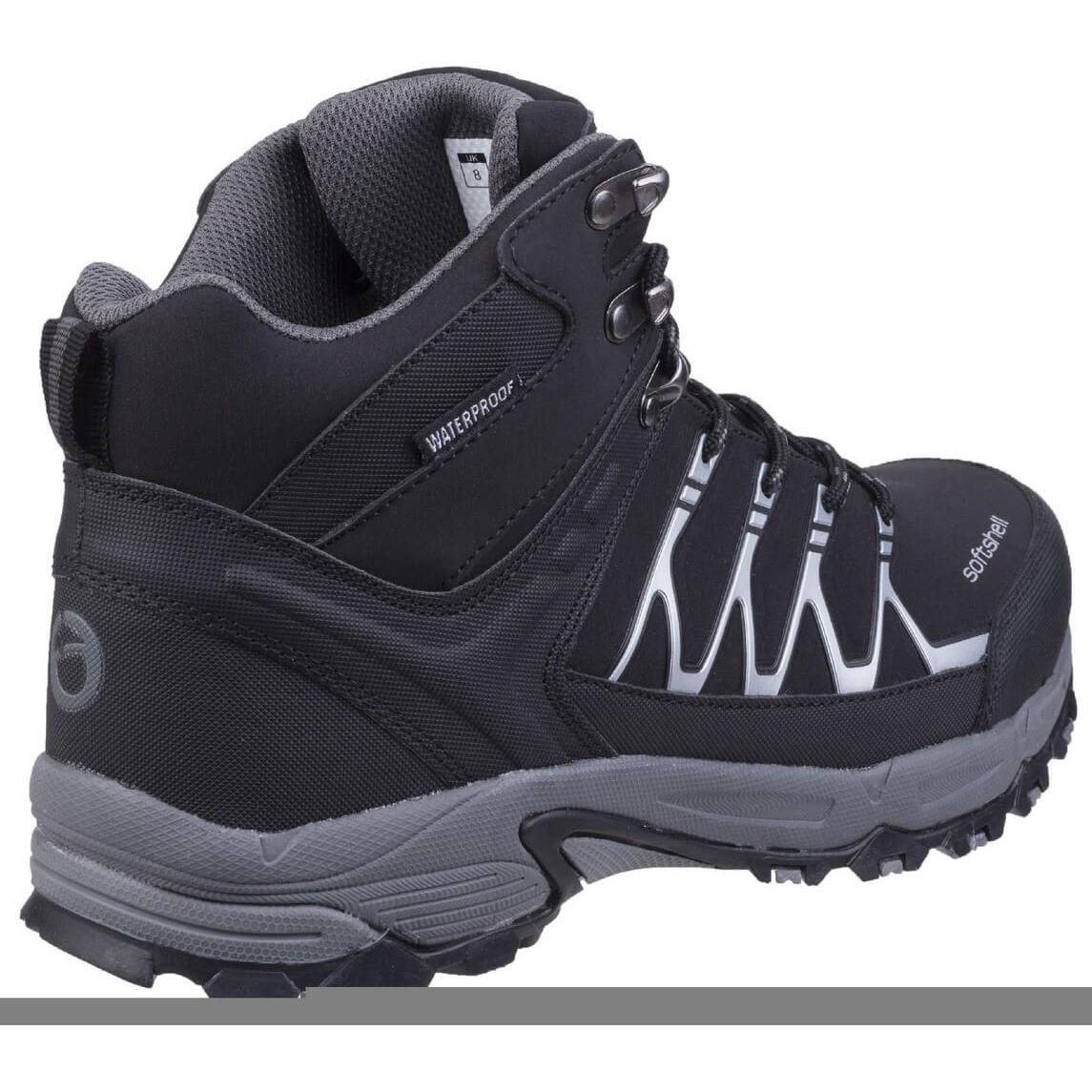 Cotswold Abbeydale Mid Hiking Boots-Black-Grey-2