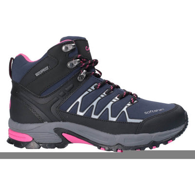 Cotswold Abbeydale Mid Hiking Boots-Navy-Black-Fuchsia-4