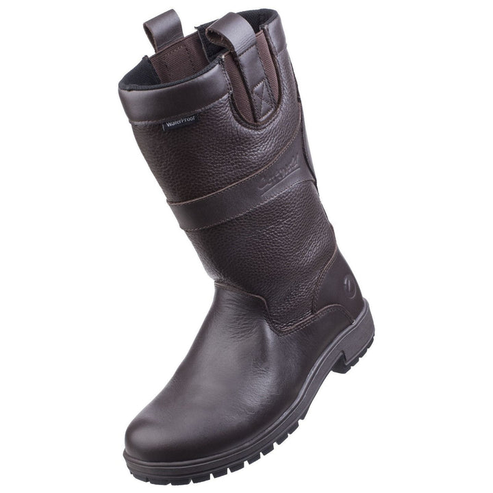 Cotswold Ascot Waterproof Wellies-Brown-7