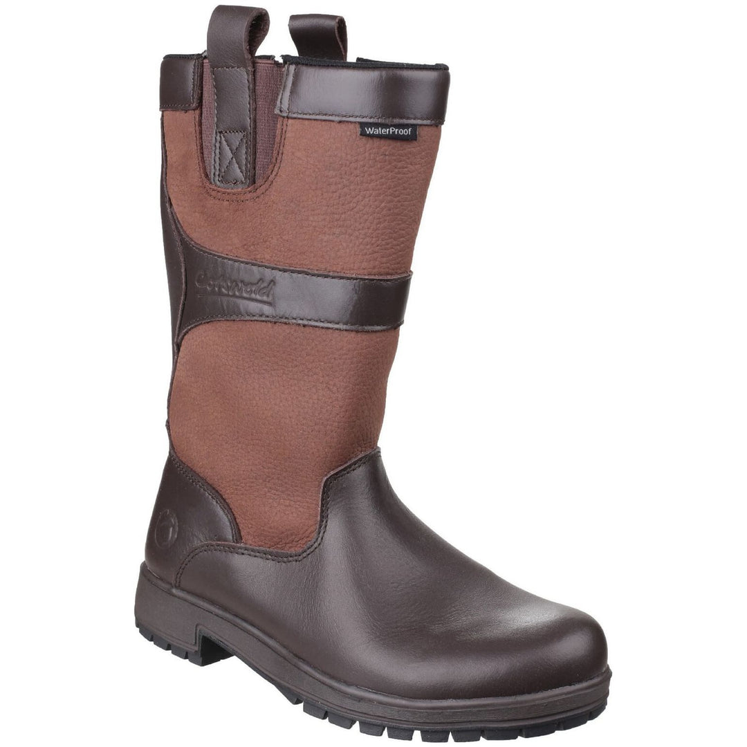 Cotswold Ascot Waterproof Wellies-Walnut-Main