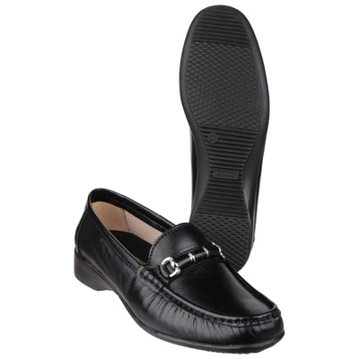 Cotswold Barrington Loafer Shoes-Black-3
