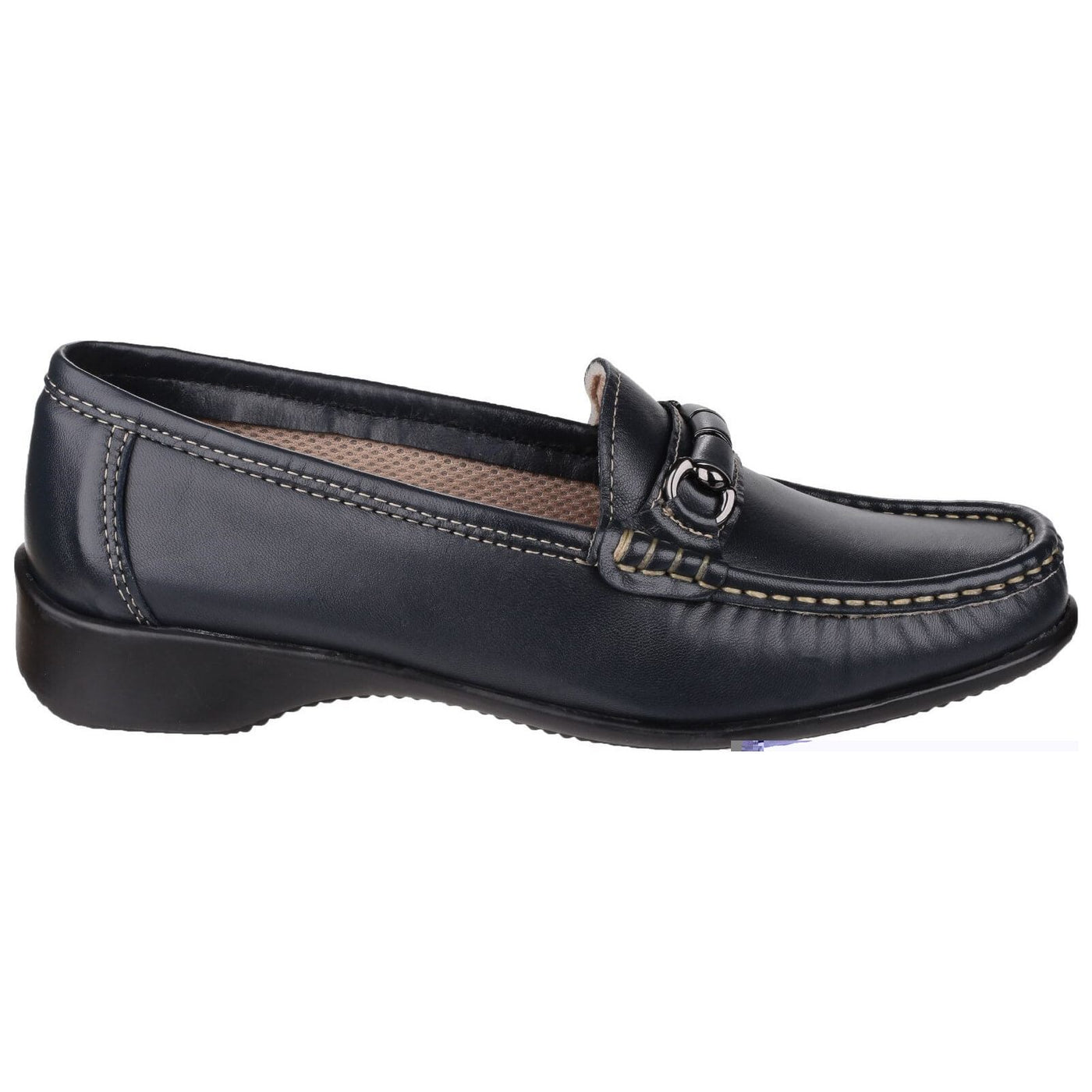 Cotswold Barrington Loafer Shoes-Navy-4