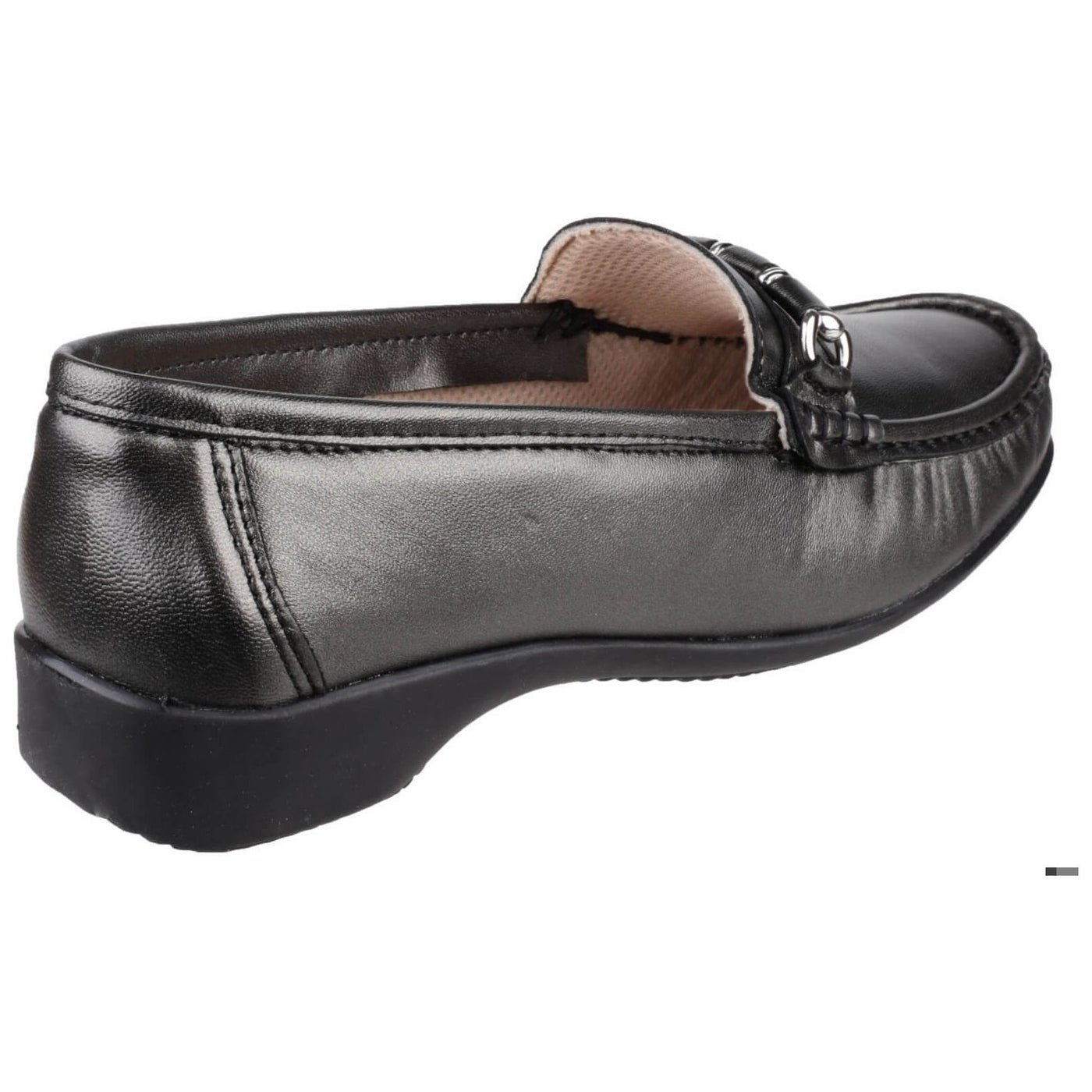 Cotswold Barrington Loafer Shoes-Pewter-2
