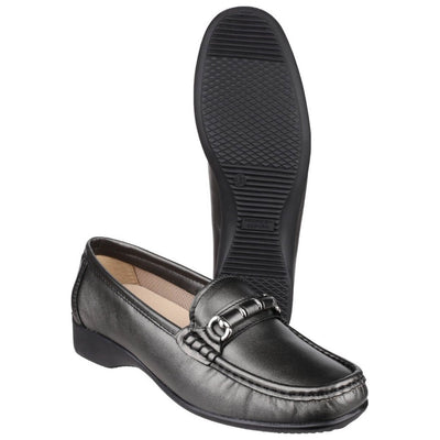 Cotswold Barrington Loafer Shoes-Pewter-3