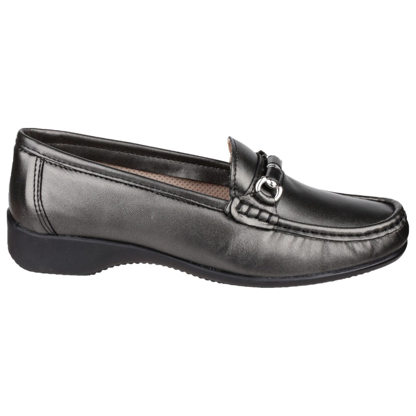 Cotswold Barrington Loafer Shoes-Pewter-8