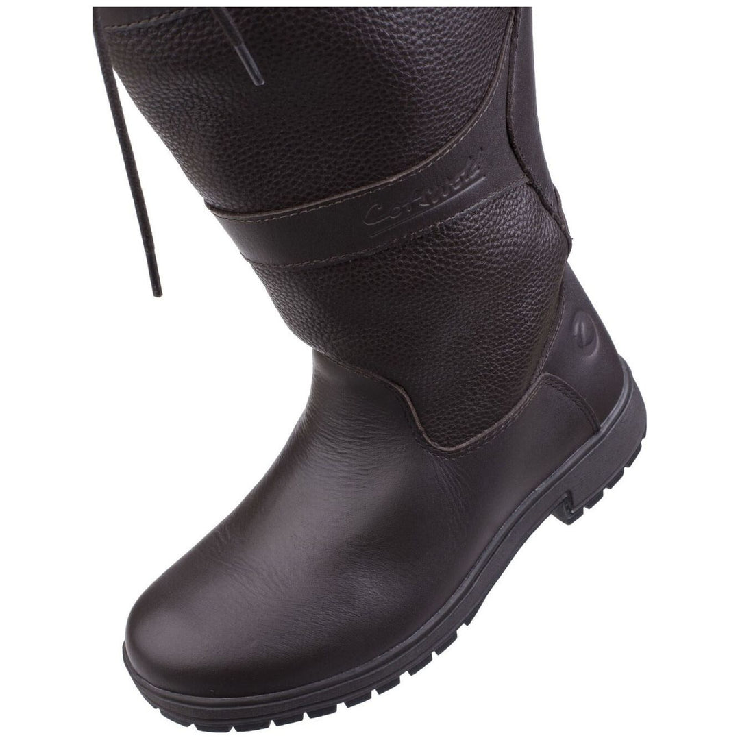 Cotswold Beaumont Waterproof Wellies-Brown-7