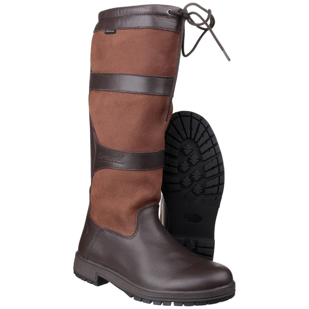 Cotswold Beaumont Waterproof Wellies-Walnut-3