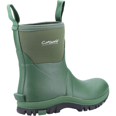Cotswold Blaze Neoprene Wellington Boots Green 2#colour_green