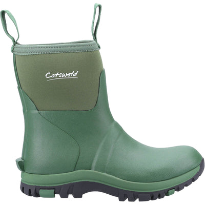 Cotswold Blaze Neoprene Wellington Boots Green 4#colour_green