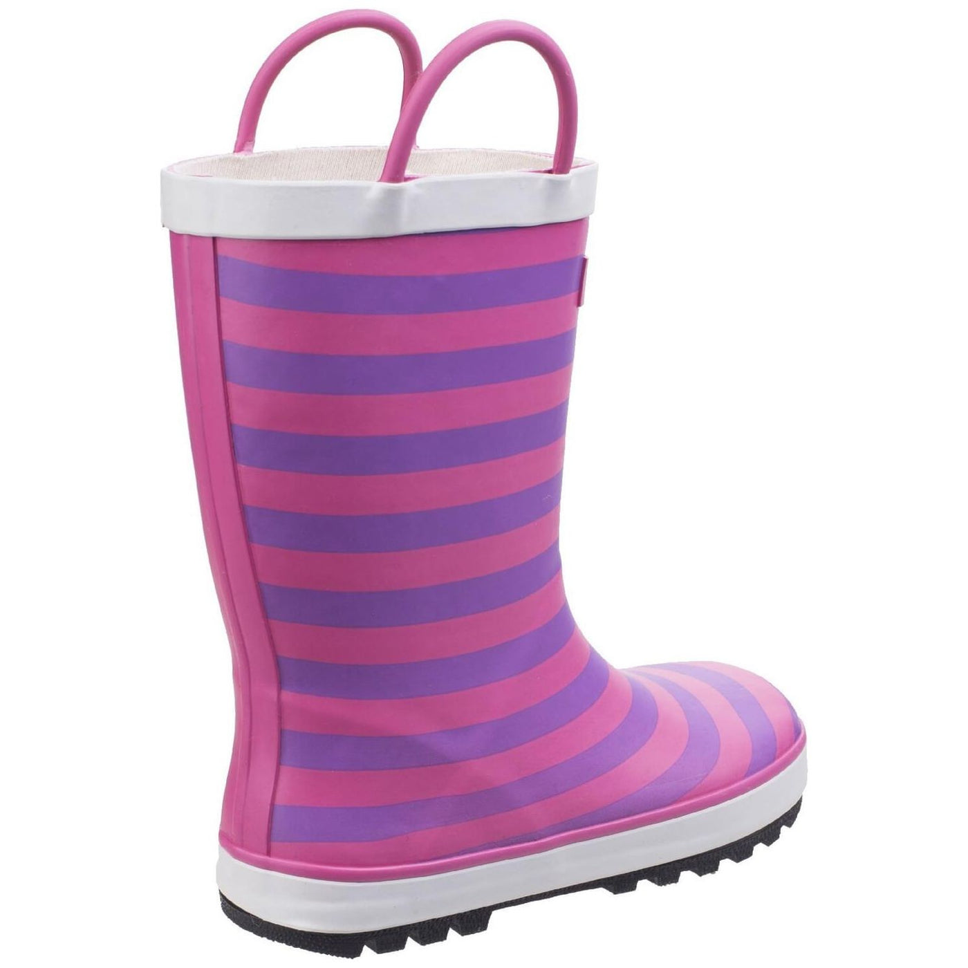 Cotswold Captain Stripy Wellies-Pink-2