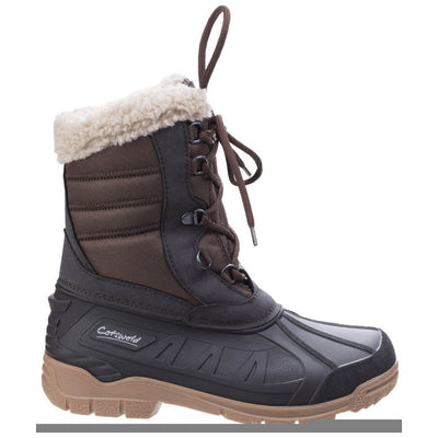Cotswold Coset Weather Boots-Brown-4