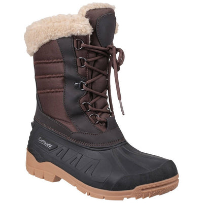 Cotswold Coset Weather Boots-Brown-5