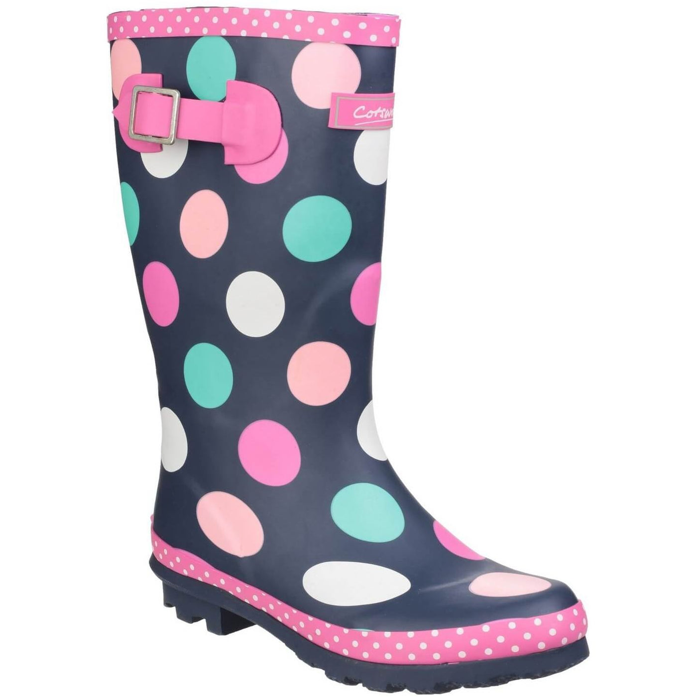 Cotswold Dotty Jnr Wellies-Multicoloured-Main