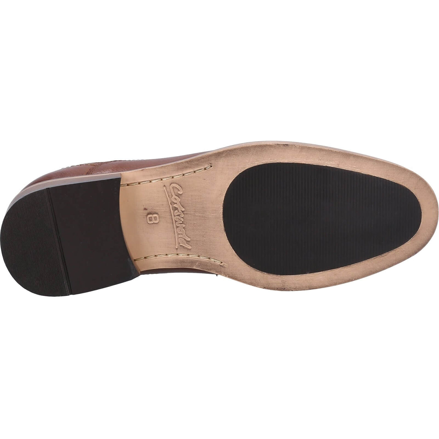 Cotswold Edge Brogue Shoes Tan 3#colour_tan-brown