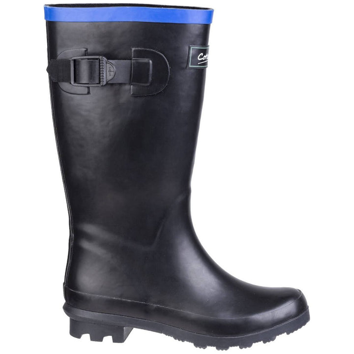 Cotswold Fairweather Junior Wellies-Black-Blue-4