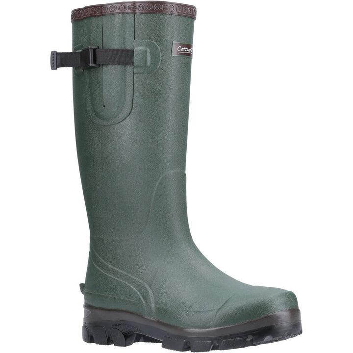 Cotswold Grange Buckle-Fastening Wellies-Green-Main