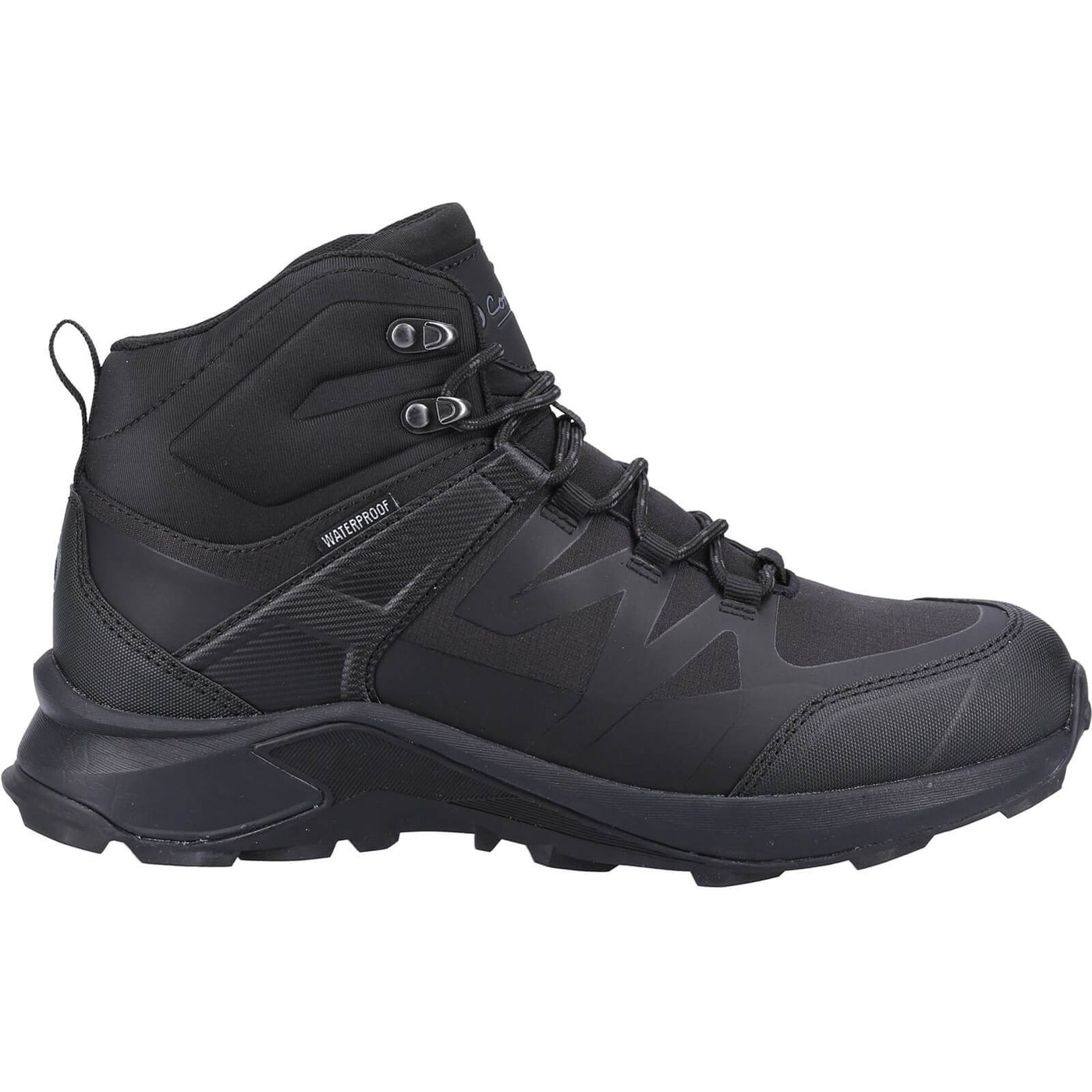 Cotswold Horton Hiking Boots Black 4#colour_black