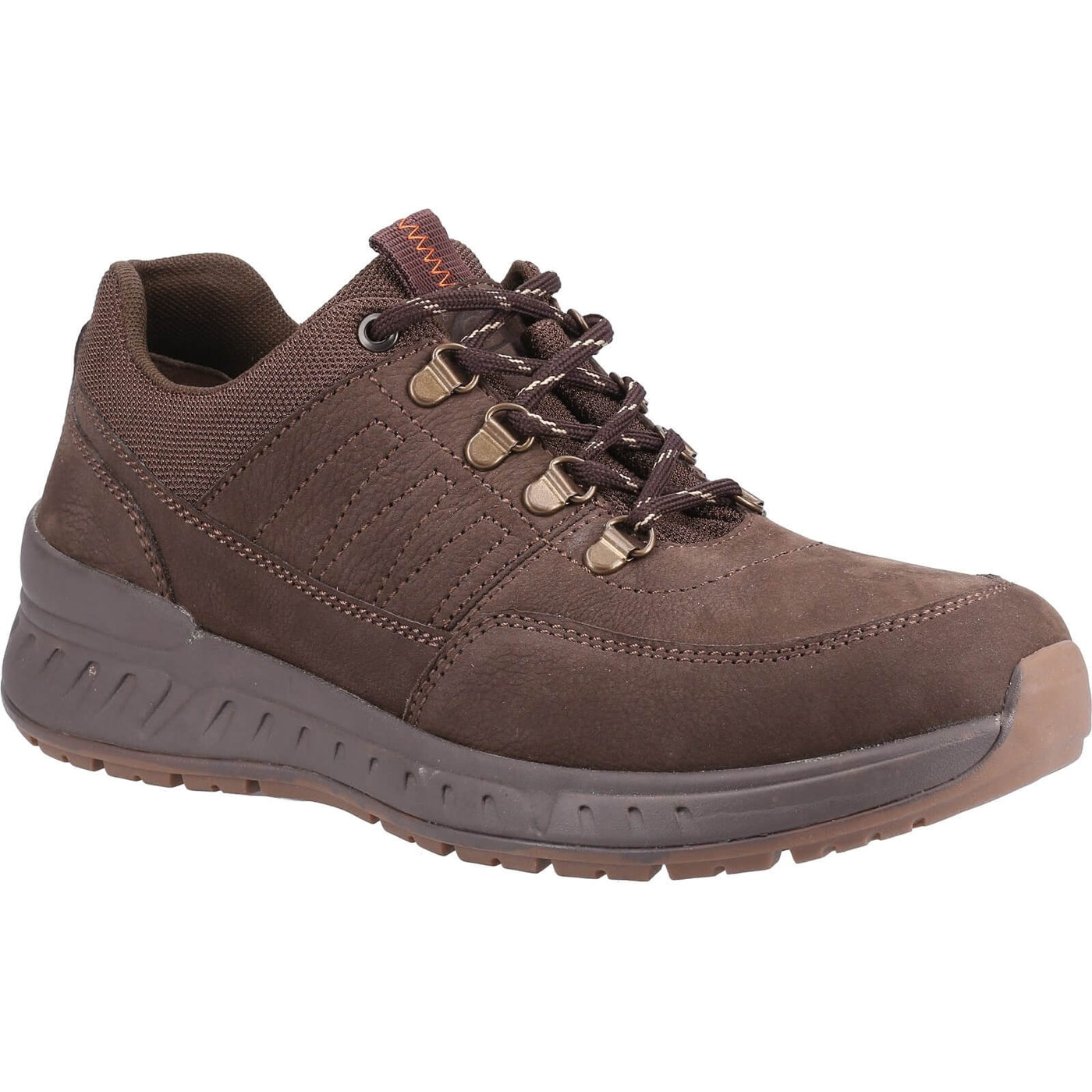 Cotswold Longford Shoes Brown 1#colour_brown
