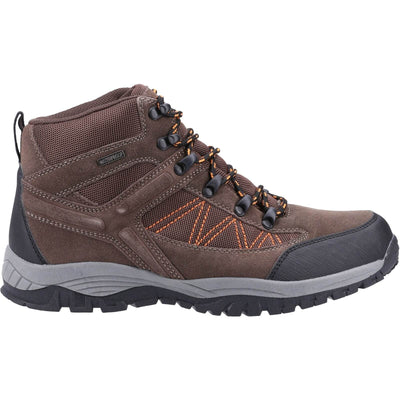 Cotswold Maisemore Mens Hiking Boots Brown 4#colour_brown