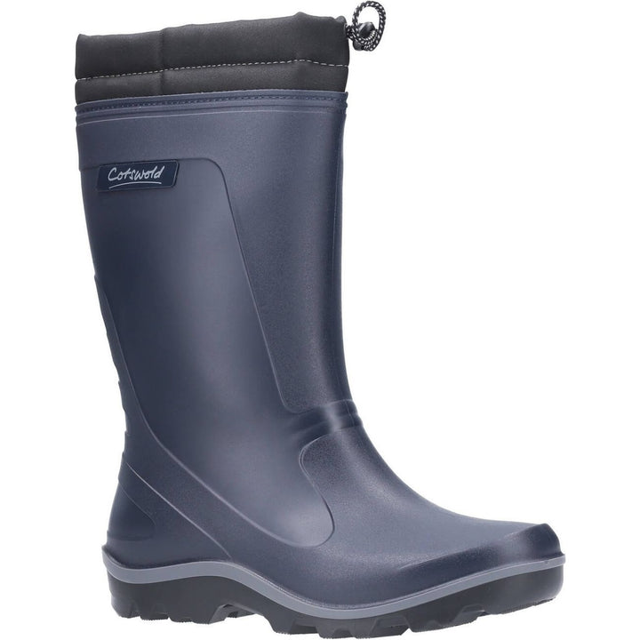 Cotswold Minchinhampton Lined Wellies-Navy-Main