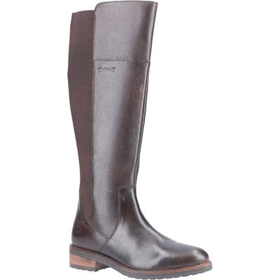 Cotswold Montpellier Long Boots-Brown-Main